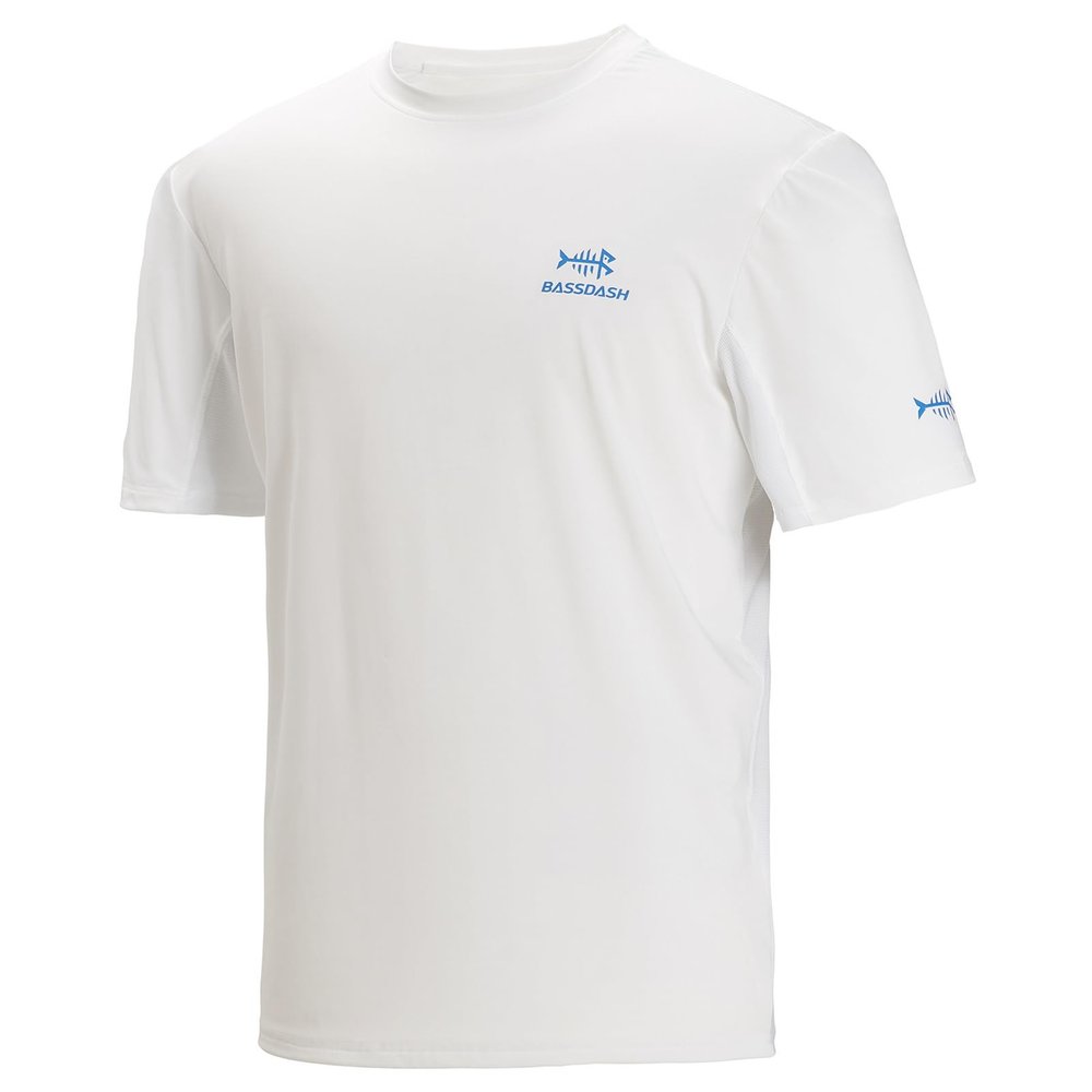 BASSDASH Mens UPF 50+ Sun Protection Fishing Shirt Short Sleeve UV T-Shirt