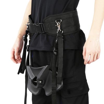 CHICIRIS Fishing Belt, Fish Fighting Belt, Fishing Harness, Adjustable Fishing Rod Fighting Belt Waist Rod Support Holder Fishing Pole Fixing Belt, L