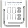 C CLINK 60'' 316L Stainless Steel Trailer Post Guide on Anti seawater Corrosion Boat Trailer Guide-ons-60in 2*UPVC Tube Trailer Guide Bars with Cushioned Rubber pad view 1