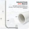 C CLINK 60'' 316L Stainless Steel Trailer Post Guide on Anti seawater Corrosion Boat Trailer Guide-ons-60in 2*UPVC Tube Trailer Guide Bars with Cushioned Rubber pad view 2