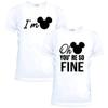 Matching Shirts for Couples His Her Couples Love Shirt Men's Women Funny T-Shirts Set Outfit. 23 Women L/Men XXL White view 1