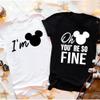 Matching Shirts for Couples His Her Couples Love Shirt Men's Women Funny T-Shirts Set Outfit. 23 Women L/Men XXL White view 4