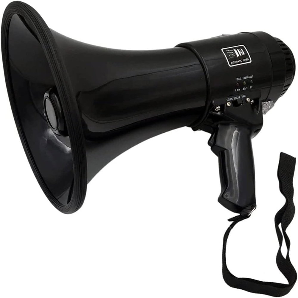 Megaphones 35w High Power Bullhorn Speaker Adjustable Volume Control Outdoor Activities Portable Referee Megaphone Speaker
