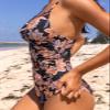 CUPSHE Women's One Piece Swimsuit Tummy Control V Neck Bathing Suits L view 3
