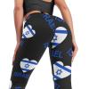 Love Israel Women's Yoga Pants High Waist Tummy Control Workout Leggings Biker Pants M view 2