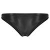 Rswnyirn Women's Oil Glossy Brazilian Ice Silk Thong Panties HIPS Tangas Bikini Briefs Underwear Black X-Large view 4