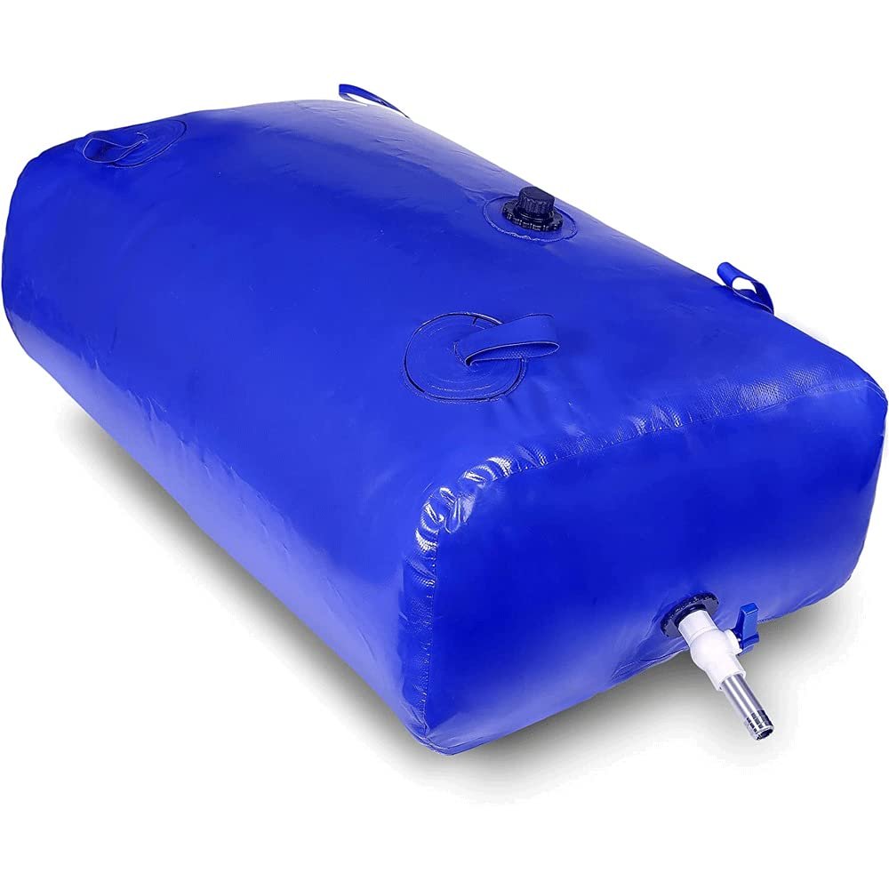 TCHAU Soft Bag with Valve Emergency Water Bladder Tanks Large-Capacity Foldable Water Bladder Tanks Container Collapsible Portable Tank Large Capacity