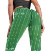 American Football Field Women's Yoga Pants High Waist Tummy Control Workout Leggings Biker Pants M view 2