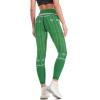 American Football Field Women's Yoga Pants High Waist Tummy Control Workout Leggings Biker Pants M view 3