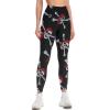 Jolly Roger Pirate Skull Women's Yoga Pants High Waist Tummy Control Workout Leggings Biker Pants L view 1