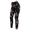 Jolly Roger Pirate Skull Women's Yoga Pants High Waist Tummy Control Workout Leggings Biker Pants L view 4