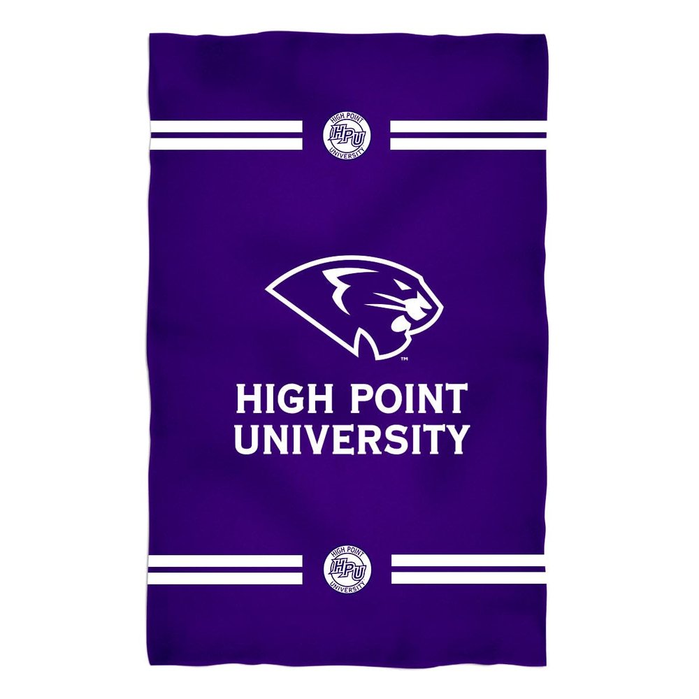 Vive La Fete Bath Towels 100% Polyester High Point University Panthers Premium Purple Beach Bath Towel 31 x 51 - Towels for Spa & Beach