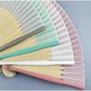 ZUMAHA Solid Color Silk Hand Fan, Chinese Fan for Hanfu/Cheongsam Accessories, Japanese Folding Fan for Wedding Party Gifts view 3