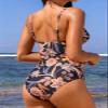 CUPSHE Women's One Piece Swimsuit Tummy Control V Neck Bathing Suits S view 4