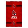 Vive La Fete Bath Towels 100% Polyester Ball State Cardinals Premium Red Beach Bath Towel 31 x 51 - Towels for Spa & Beach view 1