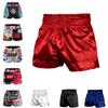 ROAR-INT Kids Muay Thai Boxing Kickboxing Shorts MMA Gym Training Fitness Trunks (as1, Alpha, l, Regular, Red, Regular Fit) view 1