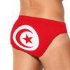 Mikmax Flag of Tunisia Men's Swimwear Boxer Soft Triangle Thong Swimsuit Briefs Swim Trunk Sports Underwear view 3