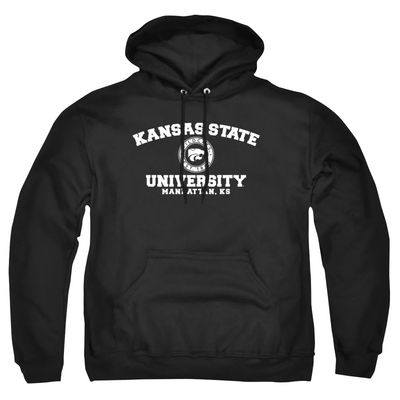 Kansas State University Official Circle Logo Unisex Adult Pull-Over Hoodie,Kansas State Wildcats, 4X-Large