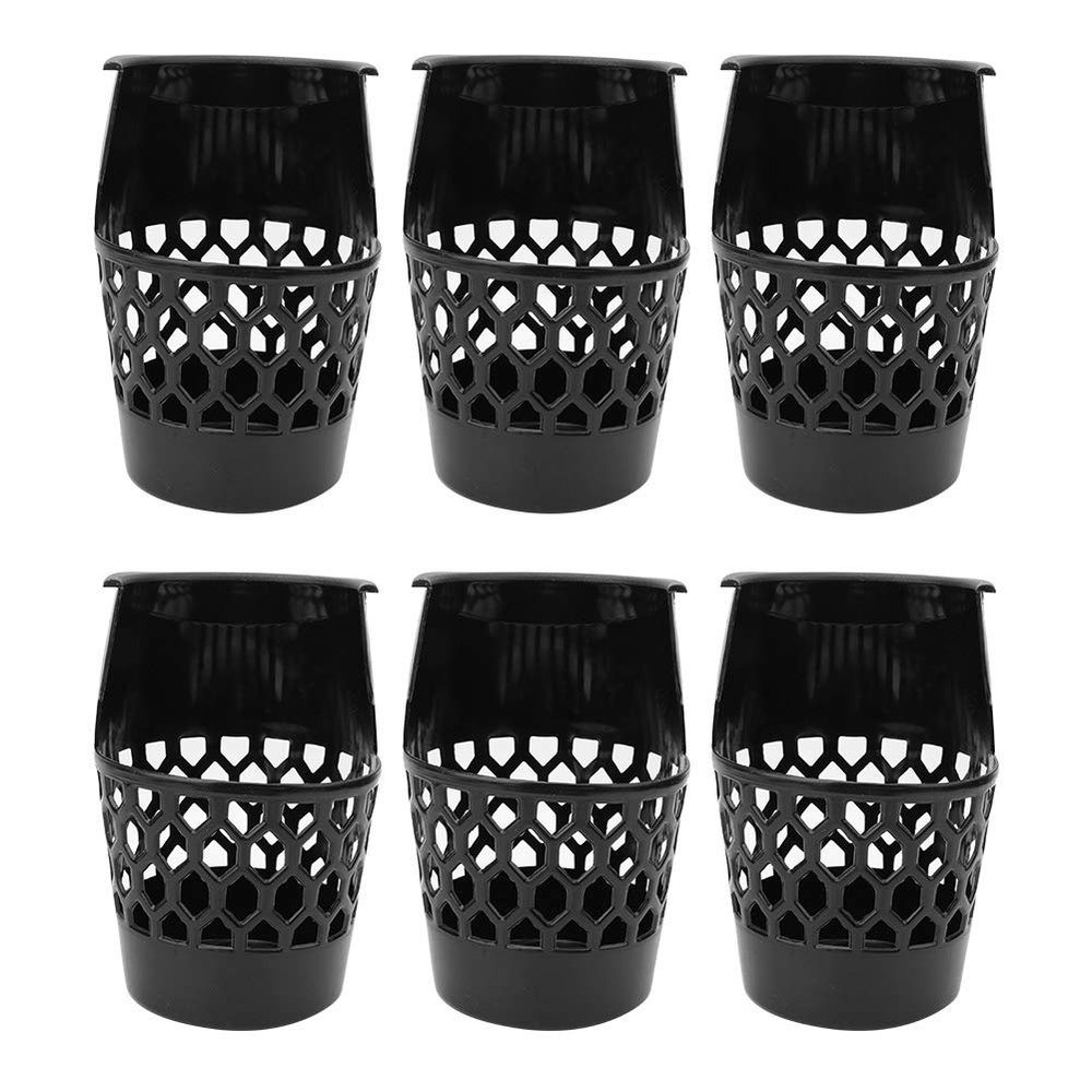 Glomora 6pcs Billiard Pockets, Plastic Billiard Pool Table Pockets, Pool Table Billiard Pockets, Including 4 Corner Pockets and 2 Side Pockets