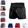 ROAR-INT Kids Muay Thai Boxing Kickboxing Shorts MMA Gym Training Fitness Trunks (as1, Alpha, x_l, Regular, Black, Regular Fit) view 1