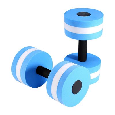 2PCS Water Weights for Pool Exercise Set, Water Dumbbells, Water Aerobics Equipment, Aquatic Dumbbell Set for Men Women, EVA Foam Dumbbells Pool Resistance Water Fitness Equipment,