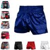 Roar Kids Muay Thai Boxing Kickboxing Shorts MMA Gym Training Fitness Trunks (as1, Alpha, l, Regular, Blue, Regular Fit) view 1
