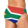 MIKMAX South African Flag Men's Swimwear Boxer Soft Triangle Thong Swimsuit Briefs Swim Trunk Sports Underwear view 3