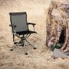 Tangkula Hunting Chair, 360 Degree Silent Swivel Blind Chair with 4 Adjustable Legs, Foot Pads & Armrests, Portable Folding Hunting Chairs for Blinds, Fishing, Camping view 2