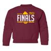 superhotapparel Western 2023 Basketball Playoff Finals Fans Gift Youth Crewneck Sweatshirt (Maroon, Youth Small) view 1
