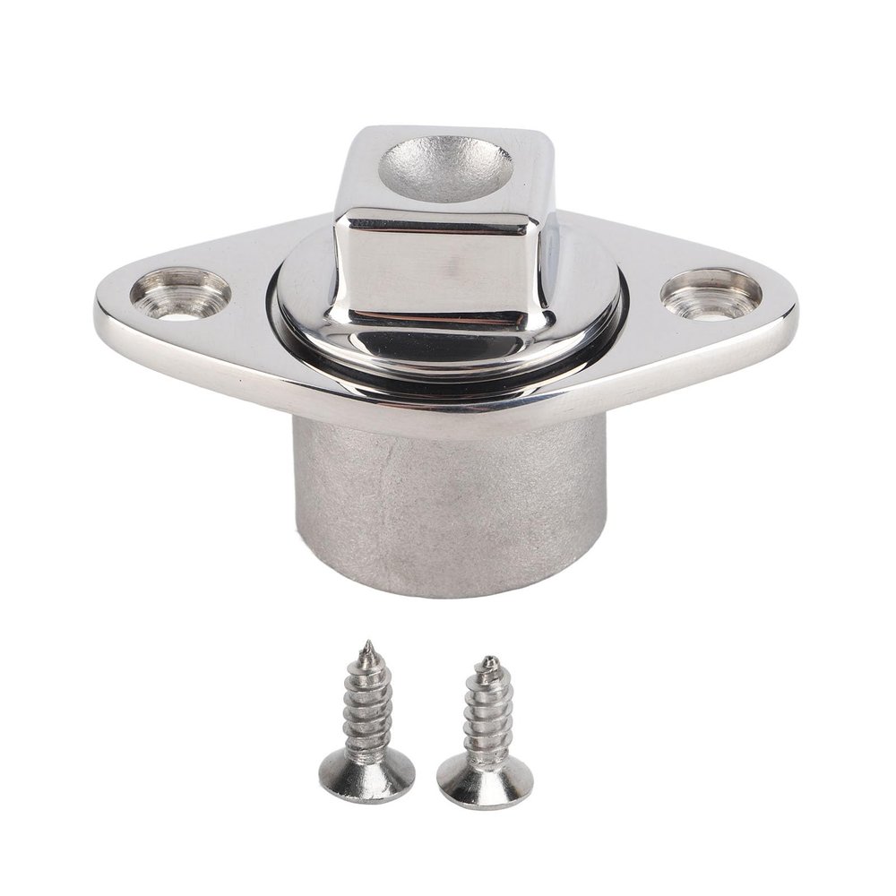 Boat Drain Plug, Screw Type Fishwell Drain Plug Mirror Polished High Strength with O Ring for 1 1/4In Diameter Hole