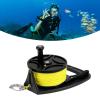 Scuba Dive Reel with Thumb Stopper  83m High Visibility Retractable Line,Compact Safety Handle Finger Spool Dive Reel | for Spearfishing, Cave Diving & Kayak Anchor (Multi-Purpose w/Clip) view 2