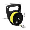Scuba Dive Reel with Thumb Stopper  83m High Visibility Retractable Line,Compact Safety Handle Finger Spool Dive Reel | for Spearfishing, Cave Diving & Kayak Anchor (Multi-Purpose w/Clip) view 4