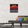 Trends International NHL Chicago Blackhawks - Champions 23 Wall Poster, 22.4L x 14.7W, White Framed Version view 2