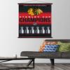 Trends International NHL Chicago Blackhawks - Champions 23 Wall Poster, 22.37" x 34.00", Premium Print and Black Hanger Bundle view 2