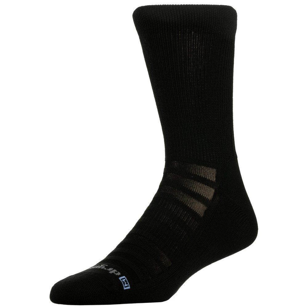 Drymax Performance Casual Hot Weather Sock - Crew (as1, alpha, s, regular, regular, Black)
