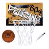 Franklin Sports NBA New Orleans Pelicans Over the Door Basketball Hoop - Kids Indoor Hoop with Mini Basketball - NBA Fan Shop Toy for Bedroom + Office - Over the Door Set