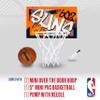 Franklin Sports NBA Phoenix Suns Over The Door Basketball Hoop - Kids Indoor Hoop with Mini Basketball - NBA Fan Shop Toy for Bedroom + Office - Over The Door Set view 2