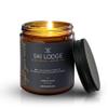 Amber Vale Home SKI Lodge, Blue Spruce and Smoked Oud Scented Natural Soy and Coconut Wax Candle, Phthalate Free, Non-Toxic and Healthy Clean Burning, 9oz Jar view 1