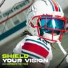 We Ball Sports Football Visor 3.0, Fits Adult & Youth Football Helmets (Red) view 3