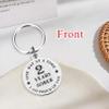 Alotozo 2 Year Sobriety Gifts - 2 Years Sober Gift for Men Women - Two Yr AA Recovery Sobriety Keychain - Proud of You Sober 2 Yr AA Gifts view 3
