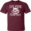 5X-Large Maroon Mens Fluff Around & Find Out Funny Cat Lover Gift Idea T-Shirt view 1