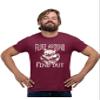 5X-Large Maroon Mens Fluff Around & Find Out Funny Cat Lover Gift Idea T-Shirt view 2