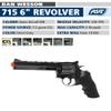 ASG Dan Wesson 715 6" CO2 Airsoft Revolver, 6mm, Steel Grey view 2