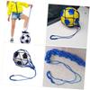 INOOMP 2pcs Football Training Net Bag Portable Nylon Kick Net for Youth Practice for Agility and Kicking Drills Compact and Design view 4