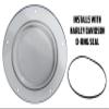Custom Aluminum 5 Hole Narrow Profile 2016+ Touring Derby Clutch Cover for Harley Davidson - Dark Angel Reaper (Matte Finish, 2016+ Touring & Trike Models) view 4