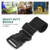 CALLARON Fanny Pack Extender Belt Chest Bag Extender Strap Belt Bag Extender with Buckle Everywhere Belt Bag Adjustable Strap Nylon Black Fanny Pack Extension Strap Buckle(Wide 5cm Long 50cm) view 4