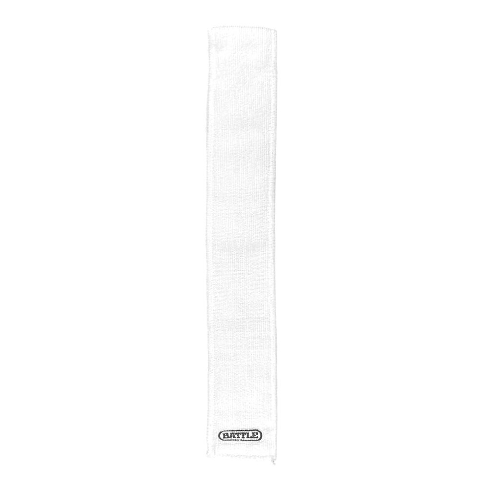 Battle Football Streamer Towel, Thin Sports Towel, Dries Hands & Football Accessories (White)