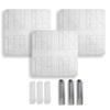 Cannon Sports Pro Style Set of 3 Bases for Baseball and Softball 15" x 15" Molded Base Set with Waffle Bottom & Anchors - Includes 1st, 2nd, 3rd Base view 1