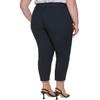Calvin Klein Womens Plus Pleated Lined Straight Leg Pants Navy 22W view 2