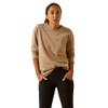 ARIAT Women's Rebar Workman Union City - Oatmeal Heather, X-Large view 1